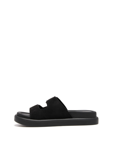 Therapy Paxton Black Microsuede