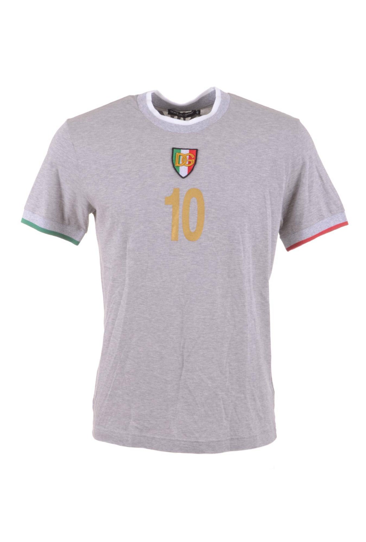 Dolce & Gabbana Men Italy "10" Short Sleeve T-shirt