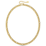 Bullion Gold Figaro Chain Link Gold Plated Necklace