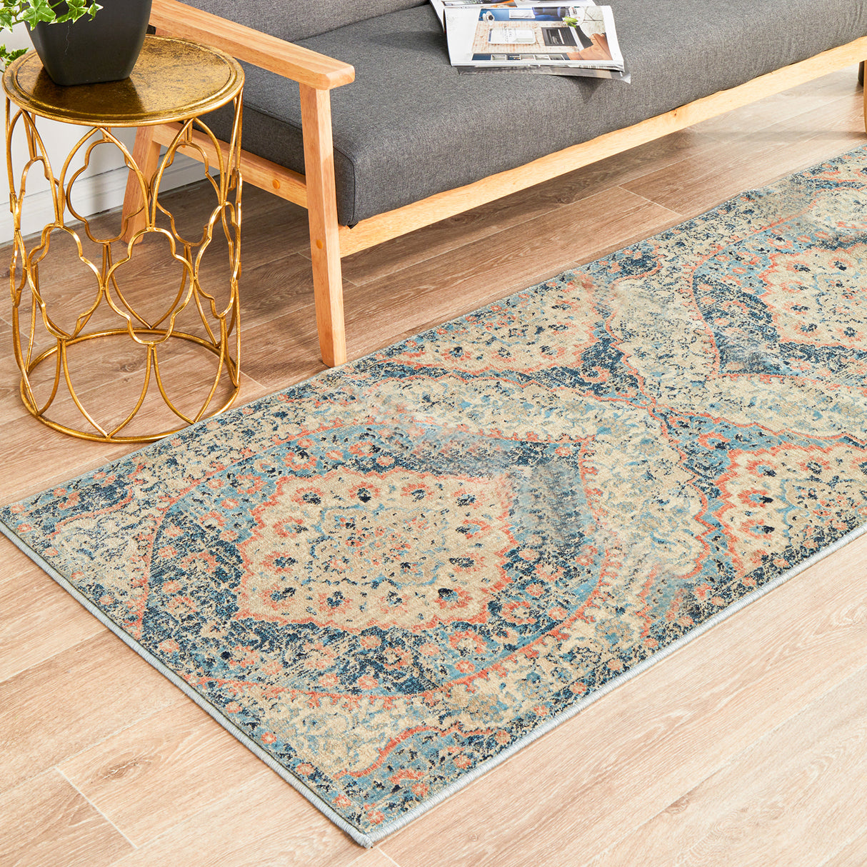 Odyssey 150 Navy Runner Rug