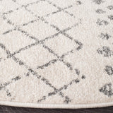 Oasis 454 White Round Rug