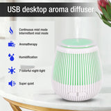 TODO 100Ml Humidifier Aromatherapy Diffuser Usb Powered 7 Colour Led - White
