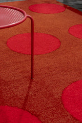 Brink & Campman Habitat Festival Dots Red 495800 Outdoor Rug