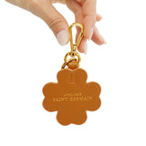 JEWELRY BAG - KEY RING "CLOVER" BROWN