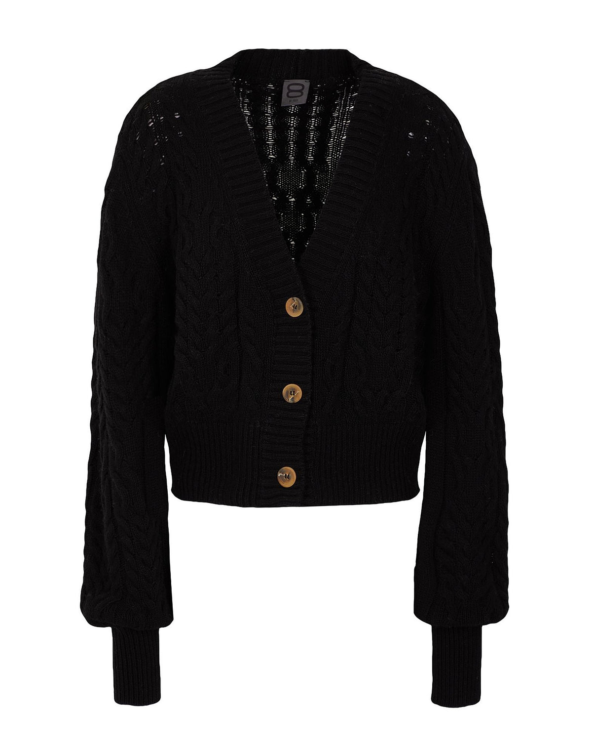 8 By Yoox Womens Cardigans - Black