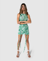 BY.DYLN Hailey Dress - Green Print