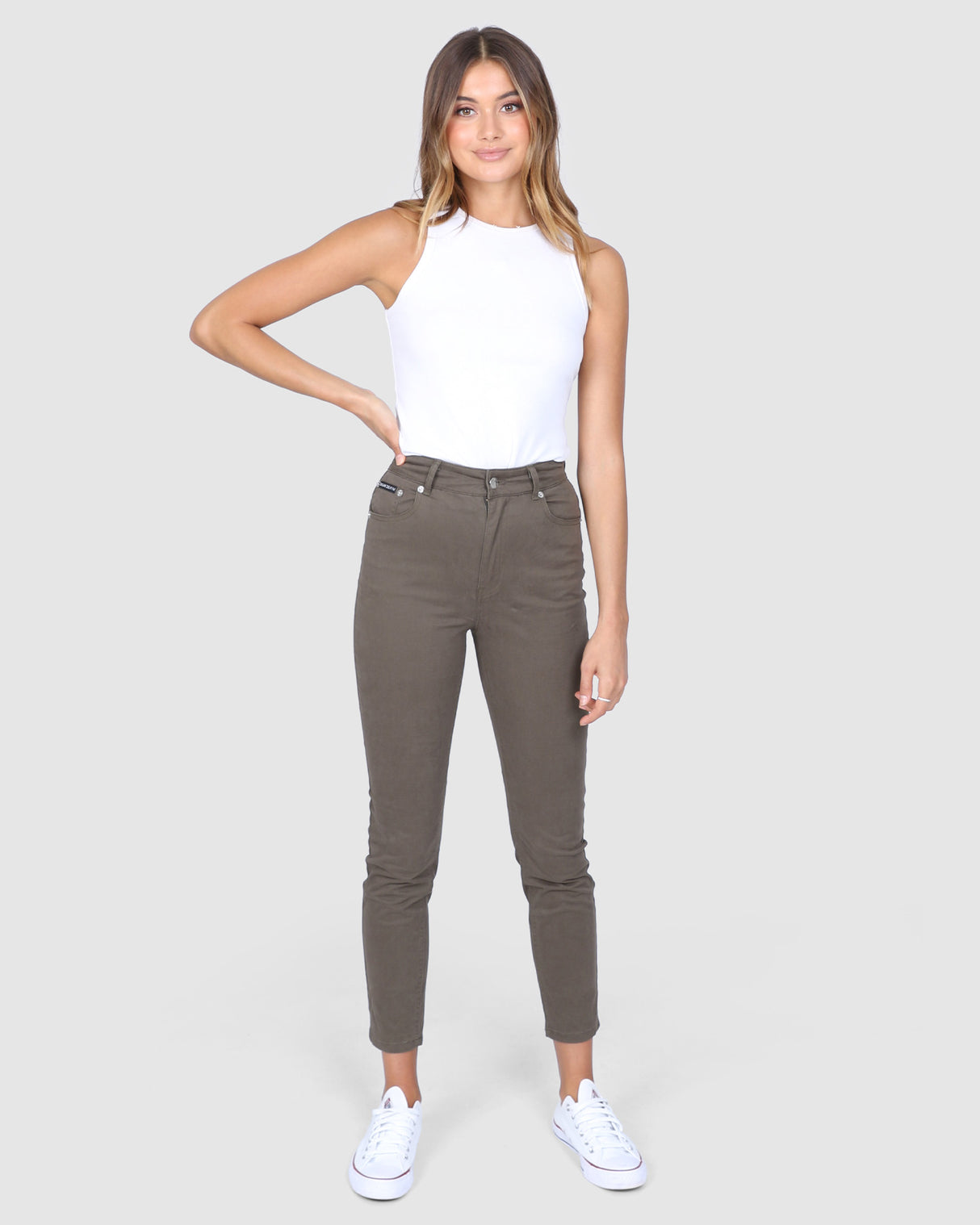 BY.DYLN Jensen Jeans - Khaki