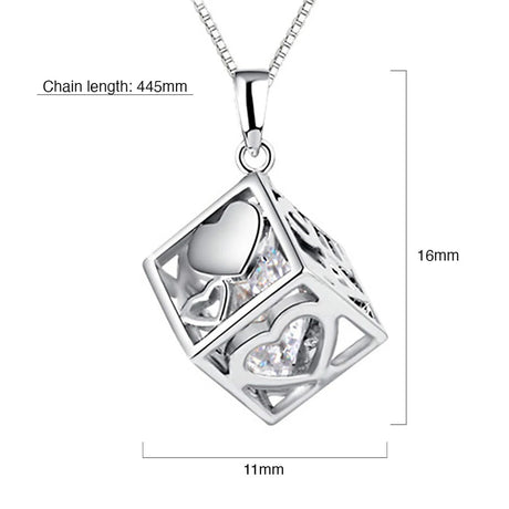 Cubic Love Necklace