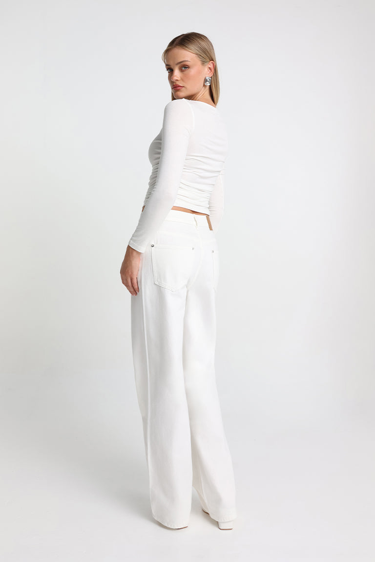 Madison The Label Lucca Top - White