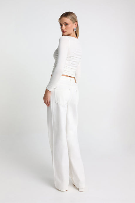 Madison The Label Lucca Top - White