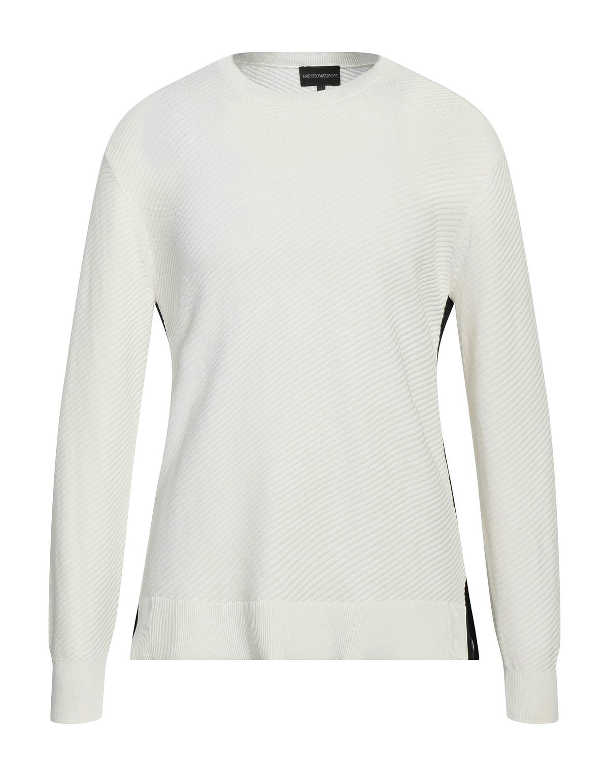 Emporio Armani Mens Sweaters - White