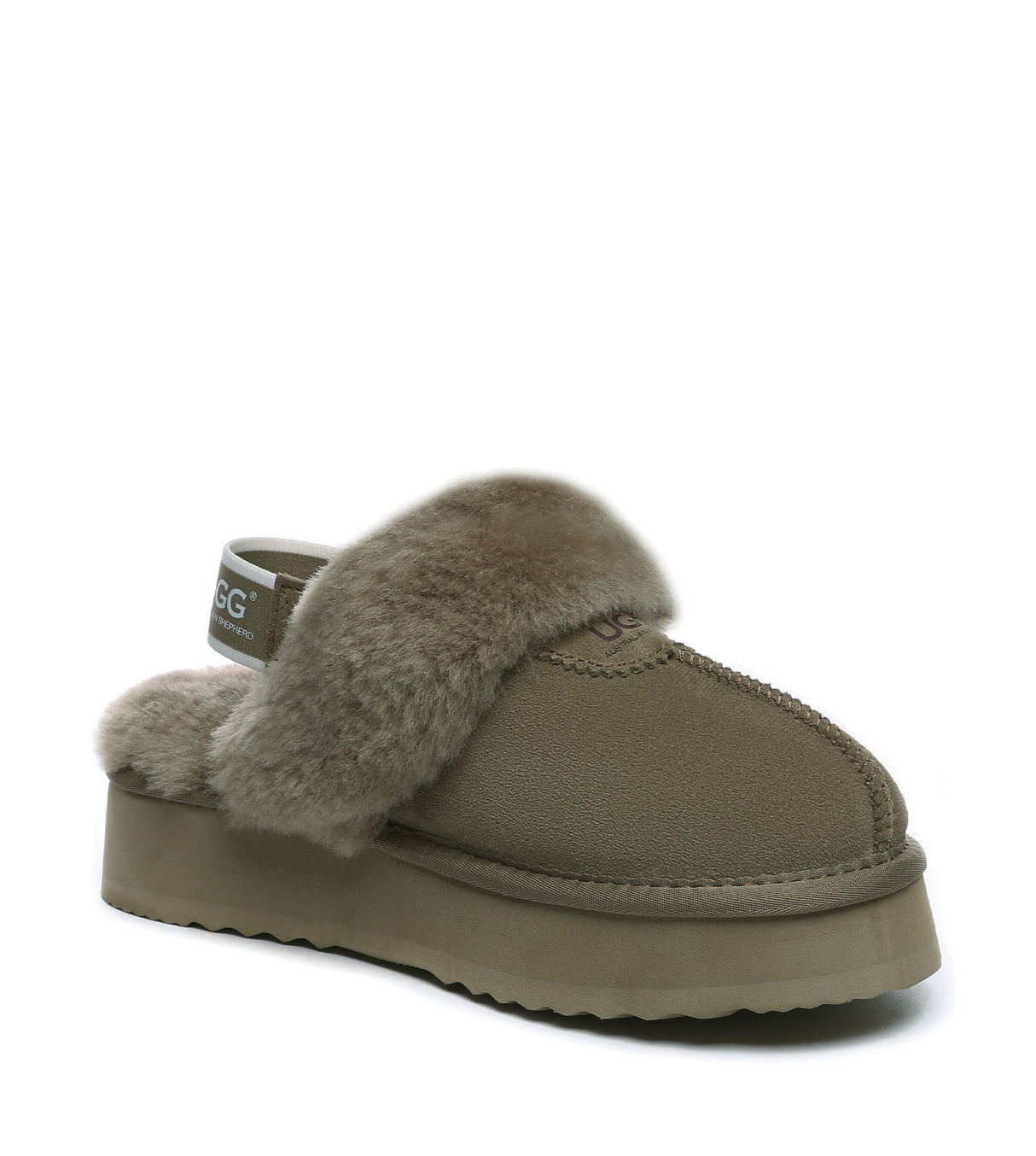 Australian Shepherd UGG Waffle Platform - Caribou