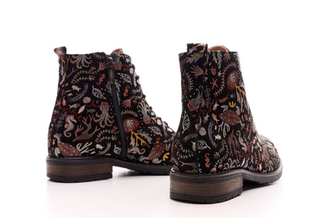 Bosccolo Womens Ankle Boots - Brown Sealife