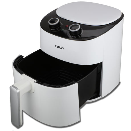 TODO 4.2L Air Fryer 1300W Convection Oven Fan Forced Multi Function Cooker Analog �� White