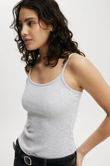 Cotton On Women's Byron Scoop Cami - Grey Marle