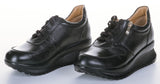 Bosccolo Womens Sneakers With Zipper - Black