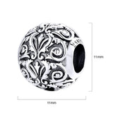 Solid 925 Sterling Silver European Amour Charm