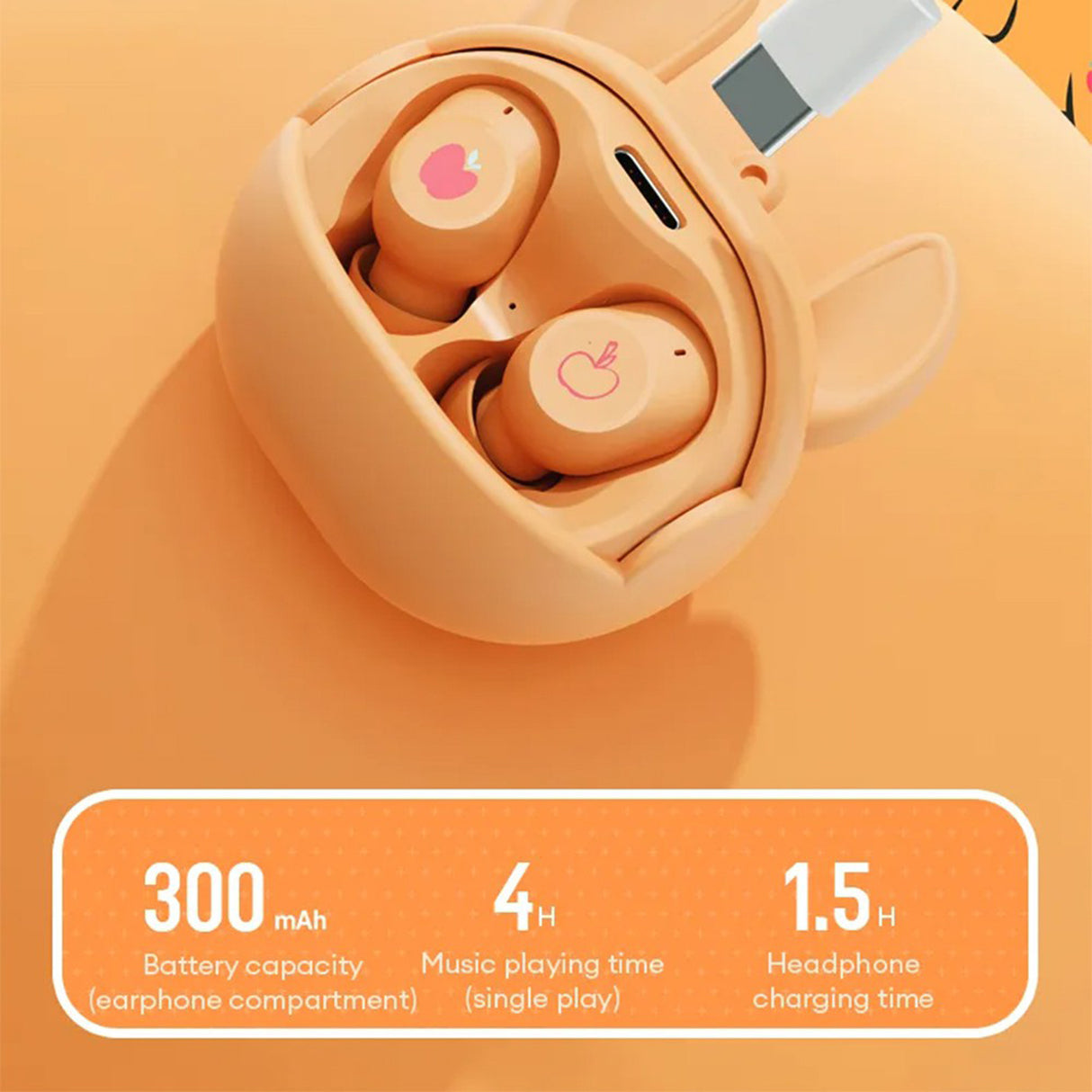 My Little Pony TWS Bluetooth Earbud Headphones Mood Series MLP-EC10 - White