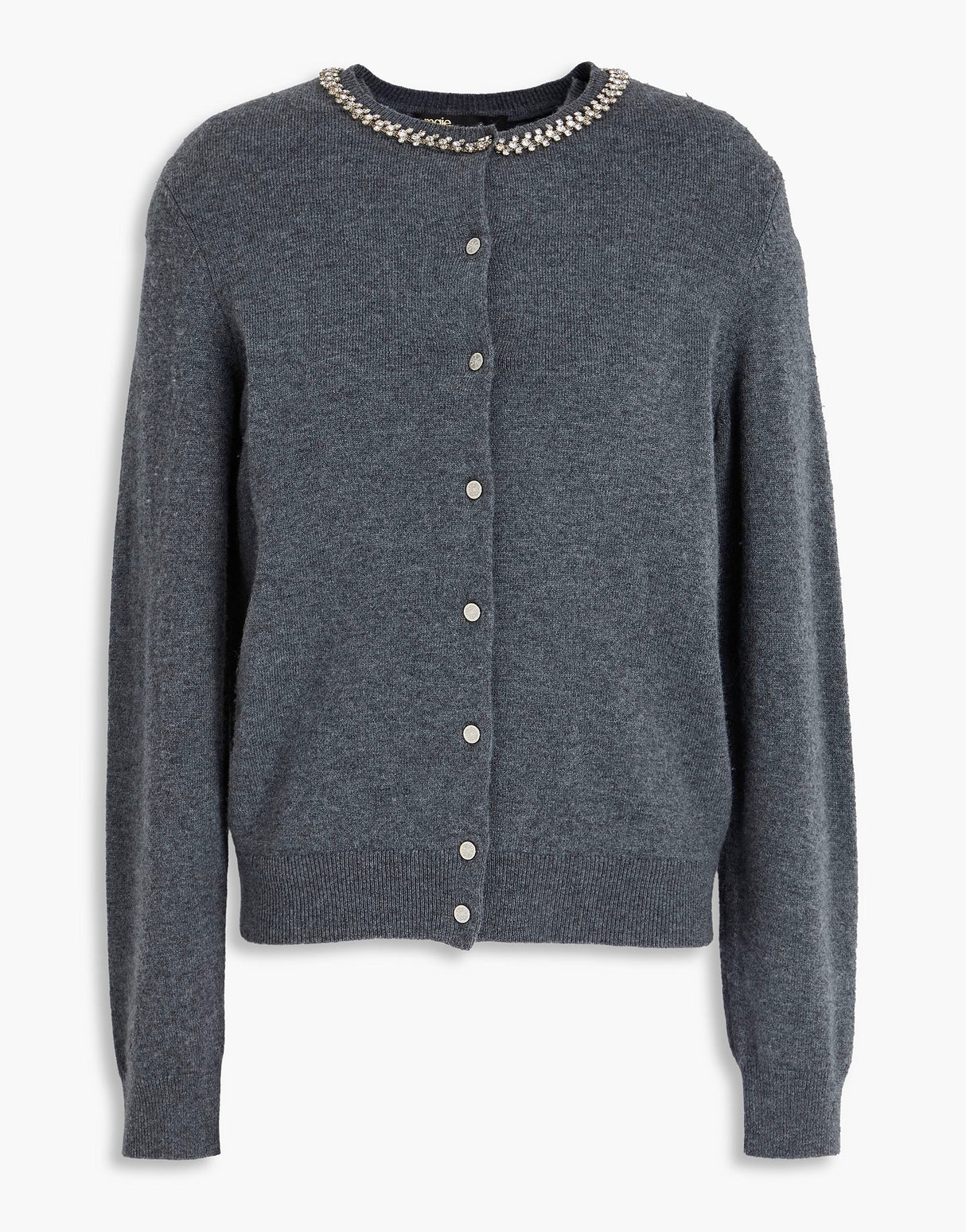 Maje Womens Cardigans & Zip Throughs - Anthracite