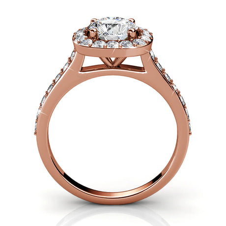 Krystal Couture Engagement Ring Embellished with SWAROVSKI Crystals