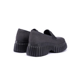Gentleman Chunky Platform Loafers - Charcoal