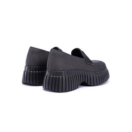 Gentleman Chunky Platform Loafers - Charcoal