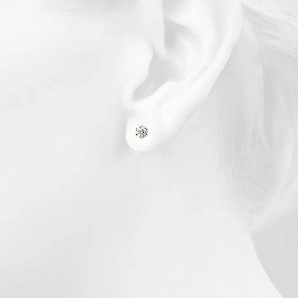 Bullion Gold Medici Glam Gold Stud Earrings