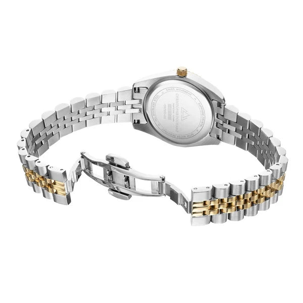 Christophe Duchamp Elysee - White Dial & 316L Stainless Steel Strap