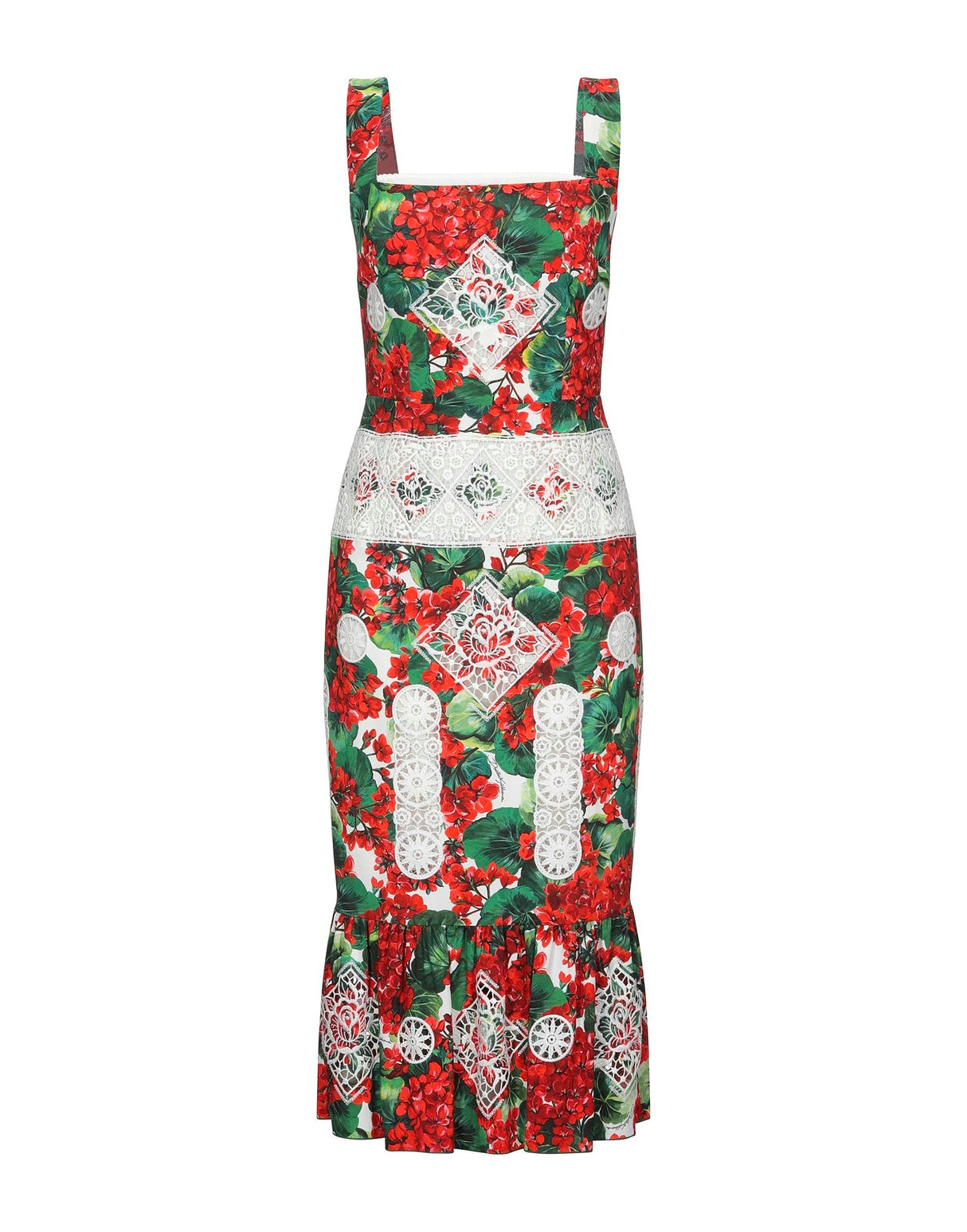 Dolce&Gabbana Womens Midi Dresses - Red