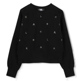 Karl Lagerfeld Girls Fete Musique D3 Sweatshirt - Black