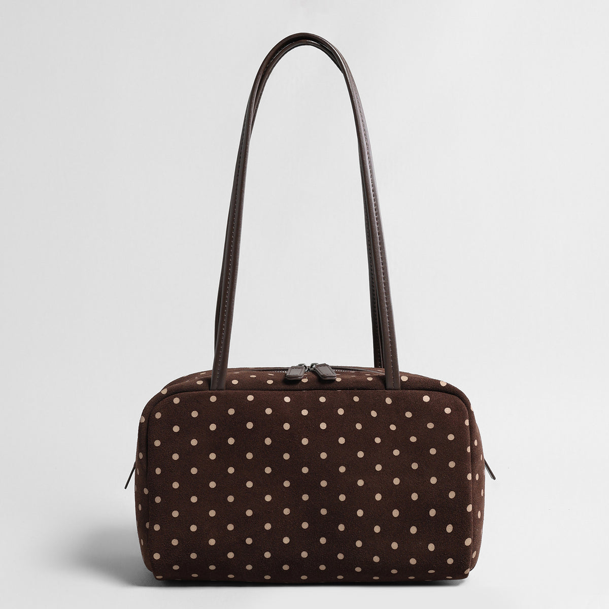 Vintage Polka Dot Suede Pillow Bag – Shoulder & Underarm Bag