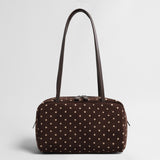 Vintage Polka Dot Suede Pillow Bag – Shoulder & Underarm Bag