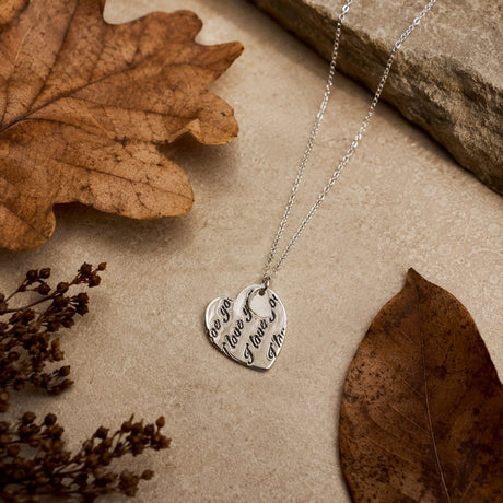 Bullion Gold I Love You Necklace