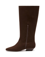 Therapy Xavier Chocolate Faux Suede
