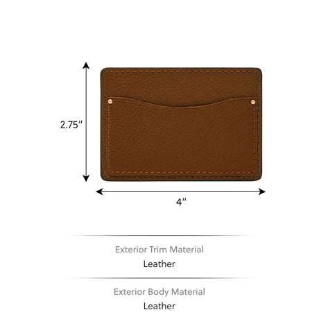 Fossil Anderson Brown Card Case