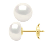 Earrings - Natural Pearl White - Longueur 42 cm