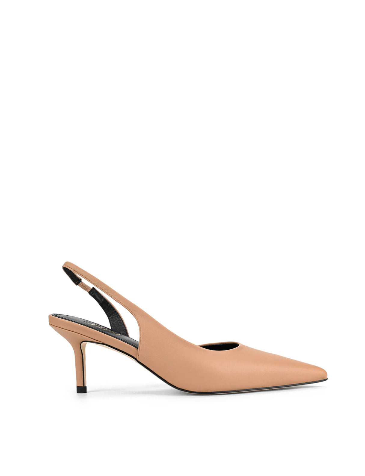 Siren Dorsay Slingbacks - Almond Tan Leather