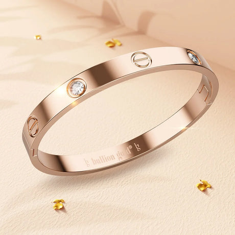 Boxed Carrie 3 Pc Tri-Tone Bangle Set