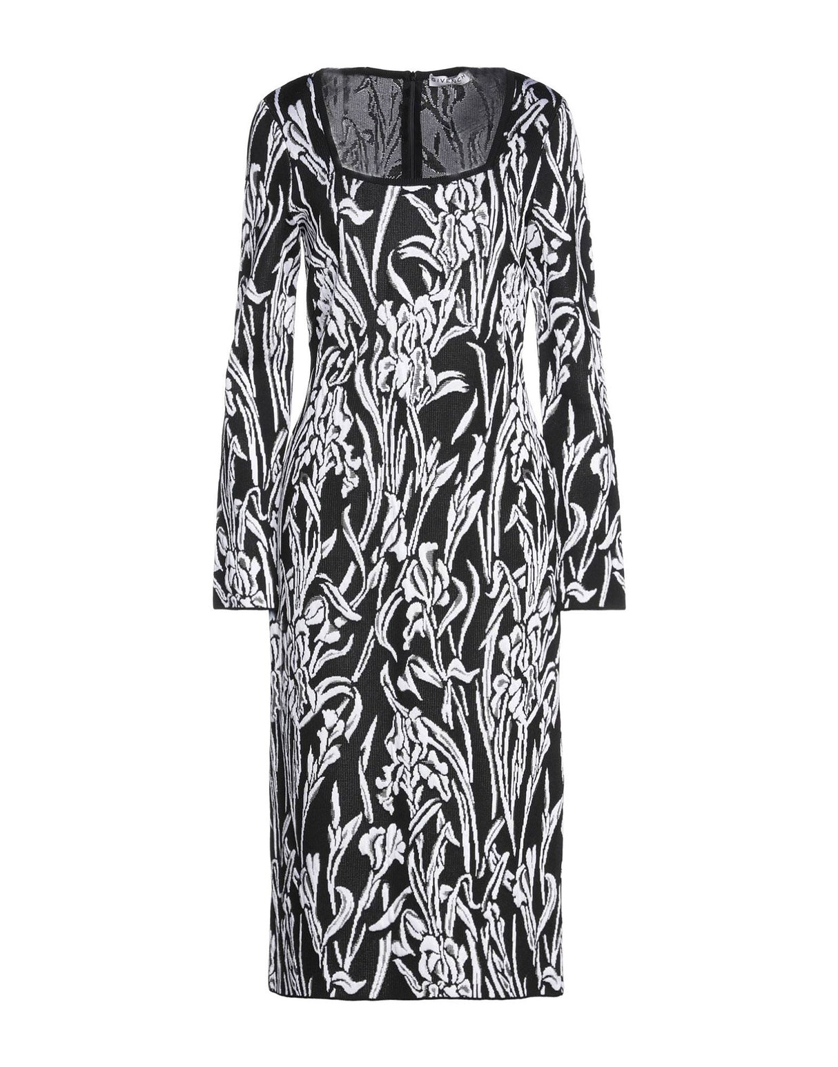 Givenchy Womens Midi Dresses - Black