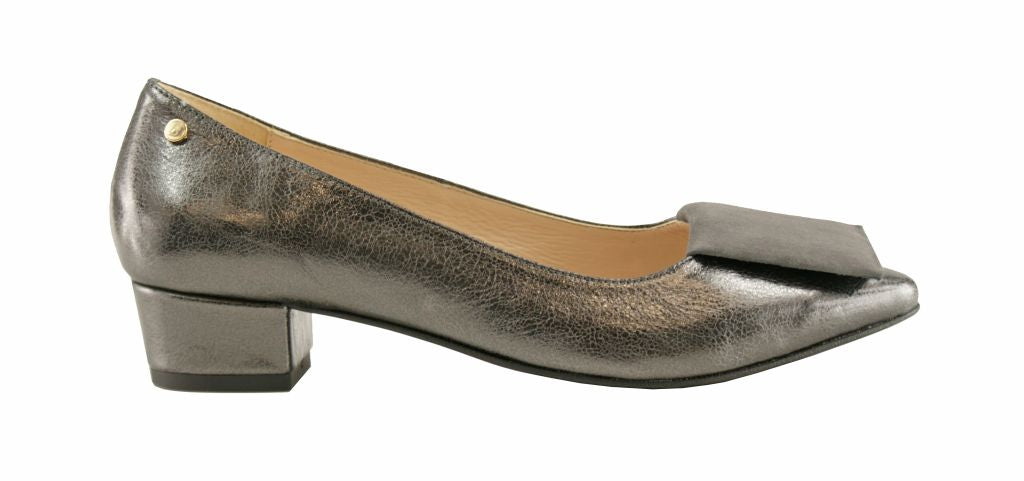 Bosccolo Womens Pumps Pillow - Grey Metalic