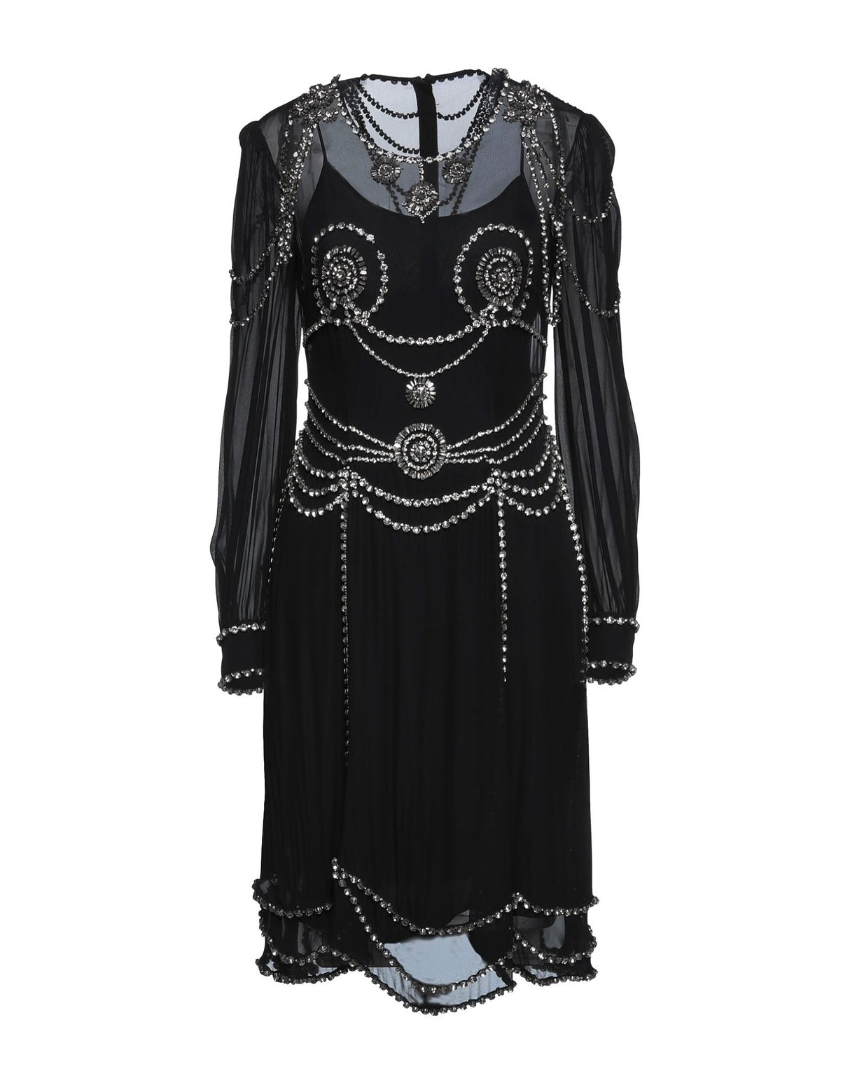 Moschino Womens Midi Dresses - Black