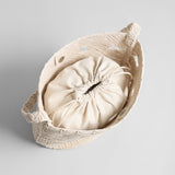 Handwoven Macrame Bucket Bag - Ivory