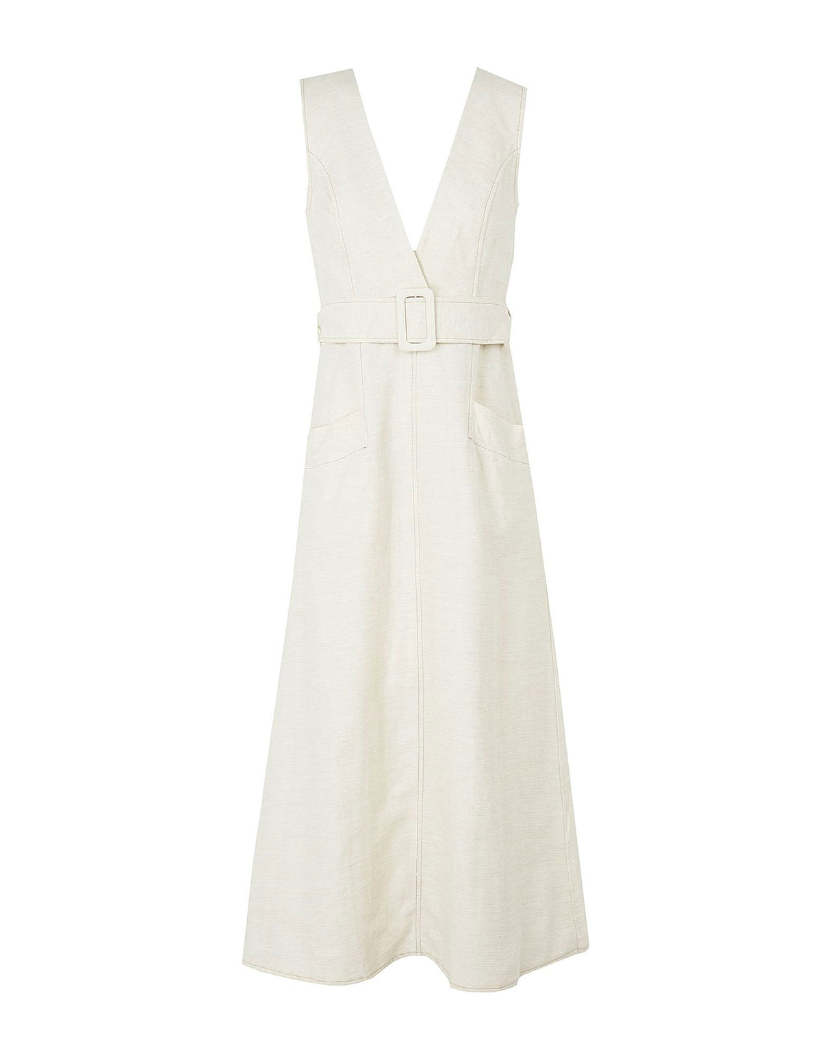 8 By Yoox Womens Midi Dresses - Beige