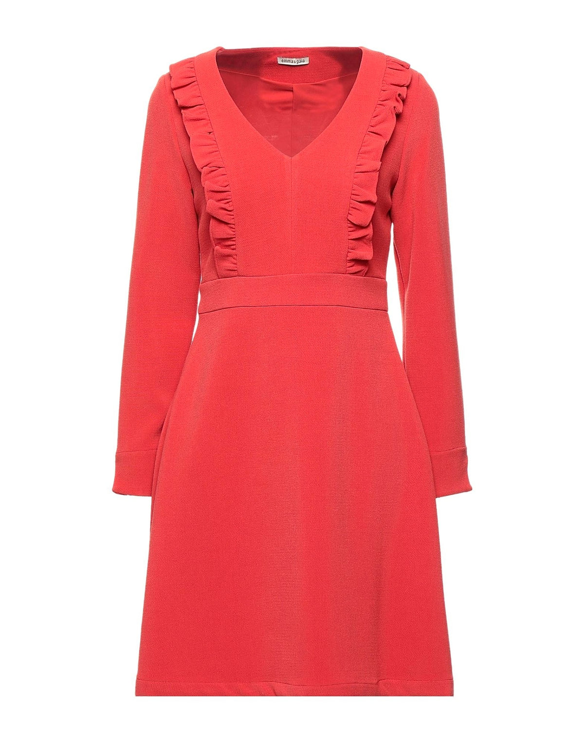 Emma & Gaia Womens Mini Dresses - Rust