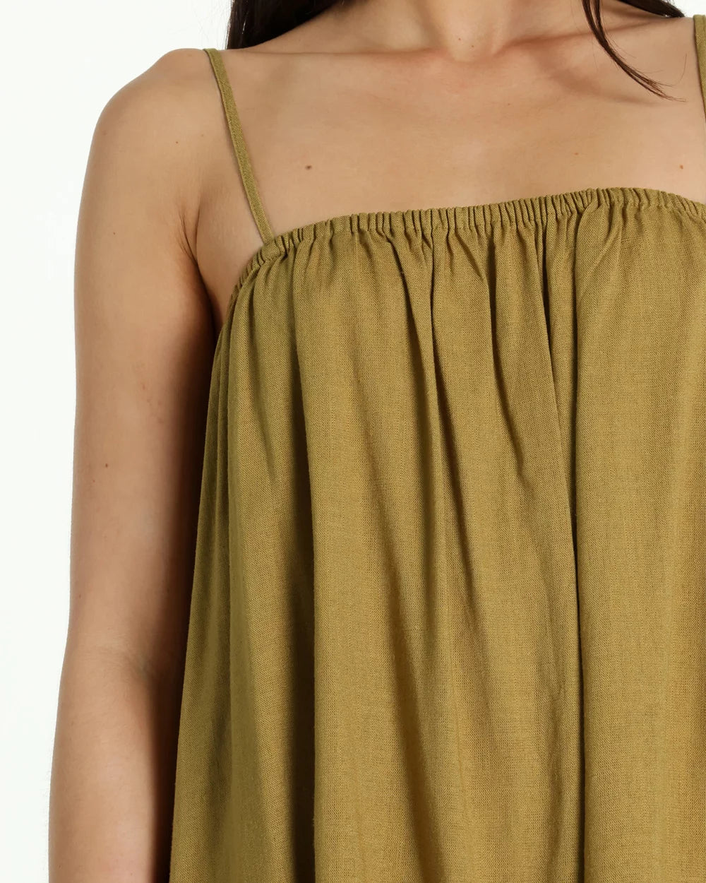 Lost In Lunar Ferrera Mini Dress - Olive