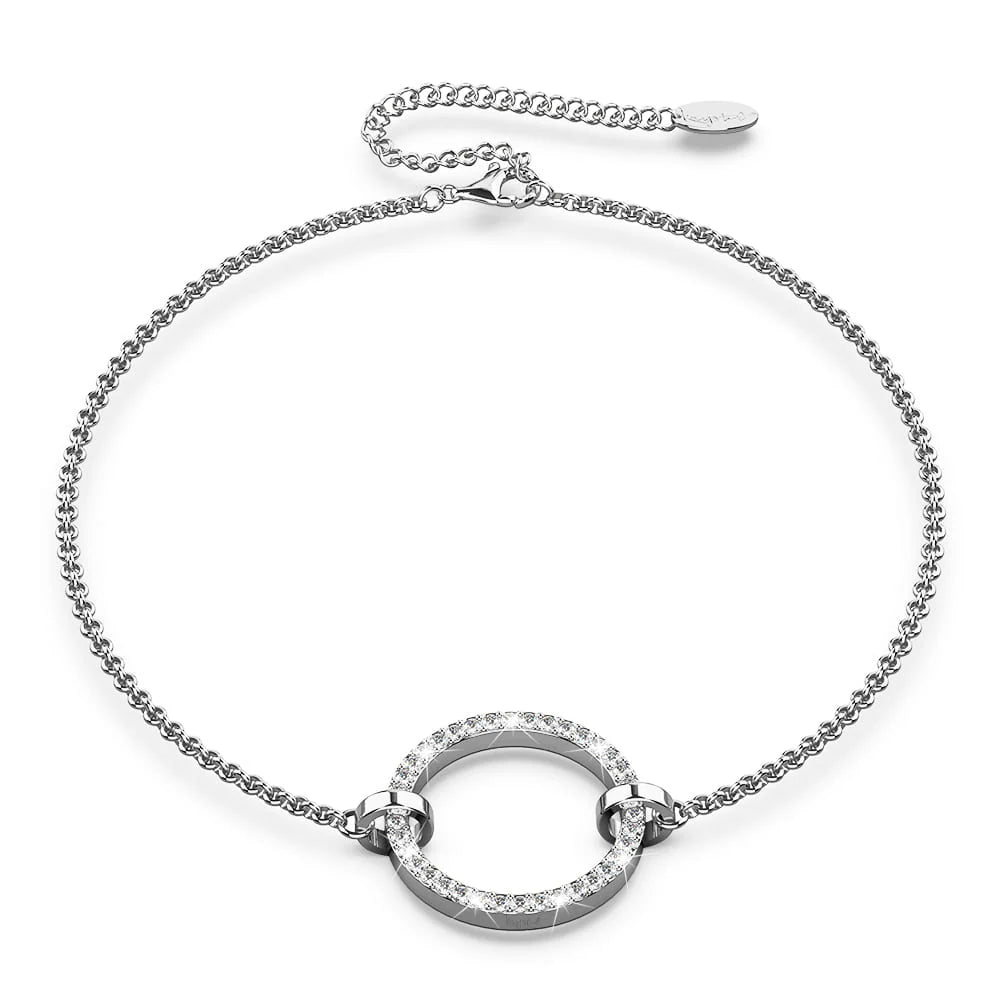 Krystal Couture Orbit of Beauty Bracelet Embellished with SWAROVSKI Crystal in White Gold