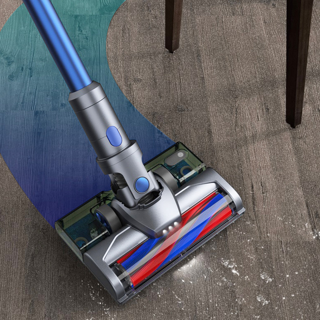 MyGenie H20 PRO Wet Mop 2-IN-1 Cordless Stick Vacuum - Blue