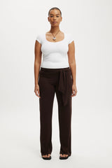 Cotton On Women's Hold Me Short Sleeve - White