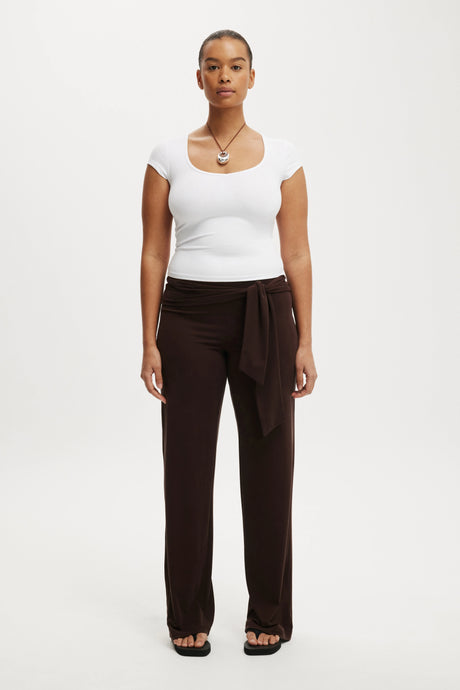 Cotton On Women's Hold Me Short Sleeve - White