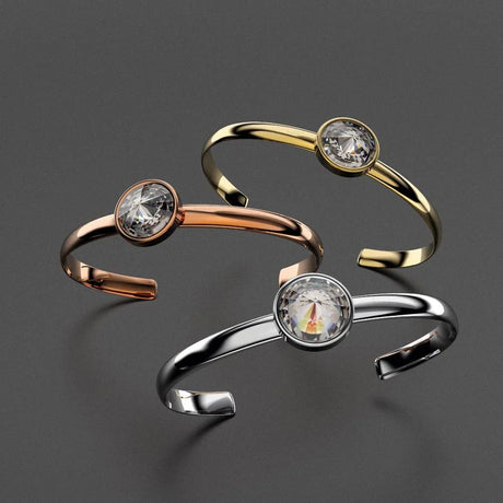 Krystal Couture Blair Bangle Embellished with Swarovski Crystals